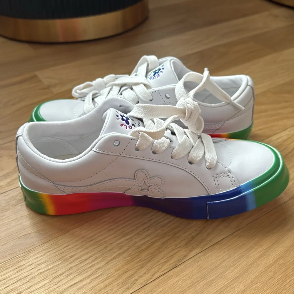 Converse x Golf le Fleur leather low top sneakers NWOT - Picture 13 of 16